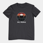 T-Shirt Ew People Cat Shirt – Vintage Sunset Funny Introvert T-Shirt