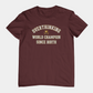 T-Shirt Overthinking World Champion T-Shirt – Funny Varsity Graphic Tee