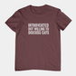 T-Shirt Introverted But Willing to Discuss Cats Shirt – Distressed Cat Tee