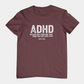 T-Shirt ADHD Because Why Finish One Task Shirt – Funny Distressed Graphic Tee