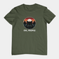 T-Shirt Ew People Cat Shirt – Vintage Sunset Funny Introvert T-Shirt
