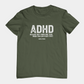 T-Shirt ADHD Because Why Finish One Task Shirt – Funny Distressed Graphic Tee