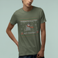 T-Shirt Overstimulated But Festive - Ugly Christmas Sweater Shirt Opossum