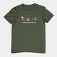 T-Shirt Overstimulated but Festive - Funny Introvert Christmas Shirt Opossum