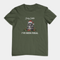 T-Shirt Sorry Santa I've Been Feral - Funny Christmas Shirt Raccoon