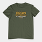 T-Shirt BRAIN BUFFERING Retro Pixel ADHD Loading Screen Graphic T-Shirt