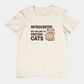 T-Shirt Introverted But Willing to Discuss Cats Shirt – Grumpy Cat T-Shirt