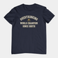 T-Shirt Overthinking World Champion T-Shirt – Funny Varsity Graphic Tee