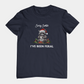 T-Shirt Sorry Santa I've Been Feral - Funny Christmas Shirt Raccoon