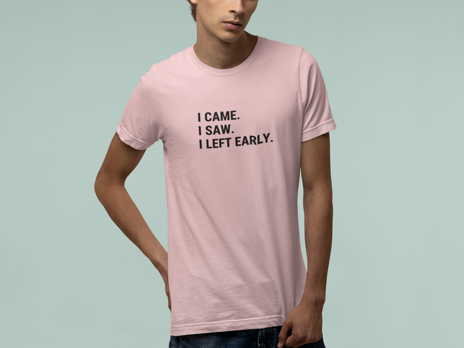 T-Shirt SMALL TALK REFUGEE Shirt – Funny Introvert Minimalist Graphic Tee