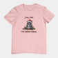T-Shirt Sorry Santa I've Been Feral - Funny Christmas Shirt Raccoon