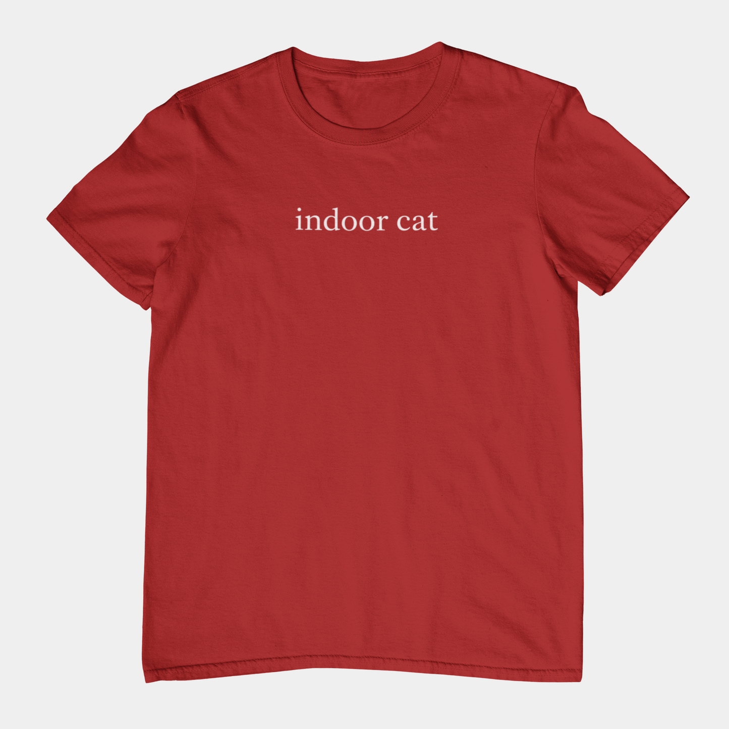 T-Shirt indoor cat Shirt – Funny Introvert Minimalist Cat Lover T-Shirt