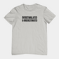 T-Shirt OVERSTIMULATED & UNDERESTIMATED ADHD Minimalist Graphic T-Shirt