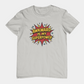 T-Shirt AWKWARD IS MY SUPERPOWER Comic Pop Art Introvert Graphic T-Shirt