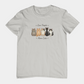 T-Shirt Less People More Cats Shirt – Cute Funny Cat Lover Graphic Tee