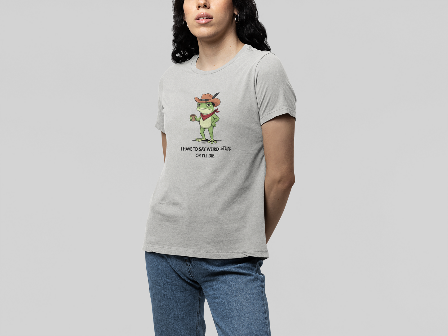 T-Shirt I Have To Say Weird Stuff Or I'll Die - ADHD Shirt Funny Intrusive Thoughts