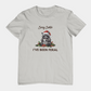T-Shirt Sorry Santa I've Been Feral - Funny Christmas Shirt Raccoon