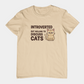 T-Shirt Introverted But Willing to Discuss Cats Shirt – Grumpy Cat T-Shirt
