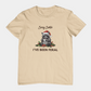 T-Shirt Sorry Santa I've Been Feral - Funny Christmas Shirt Raccoon