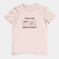 T-Shirt This Is My Kind of Party Cat Shirt – Funny Cartoon Wine T-Shirt