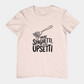 T-Shirt More Spaghetti Less Upsetti T-Shirt – Funny Pasta Pun Foodie Tee