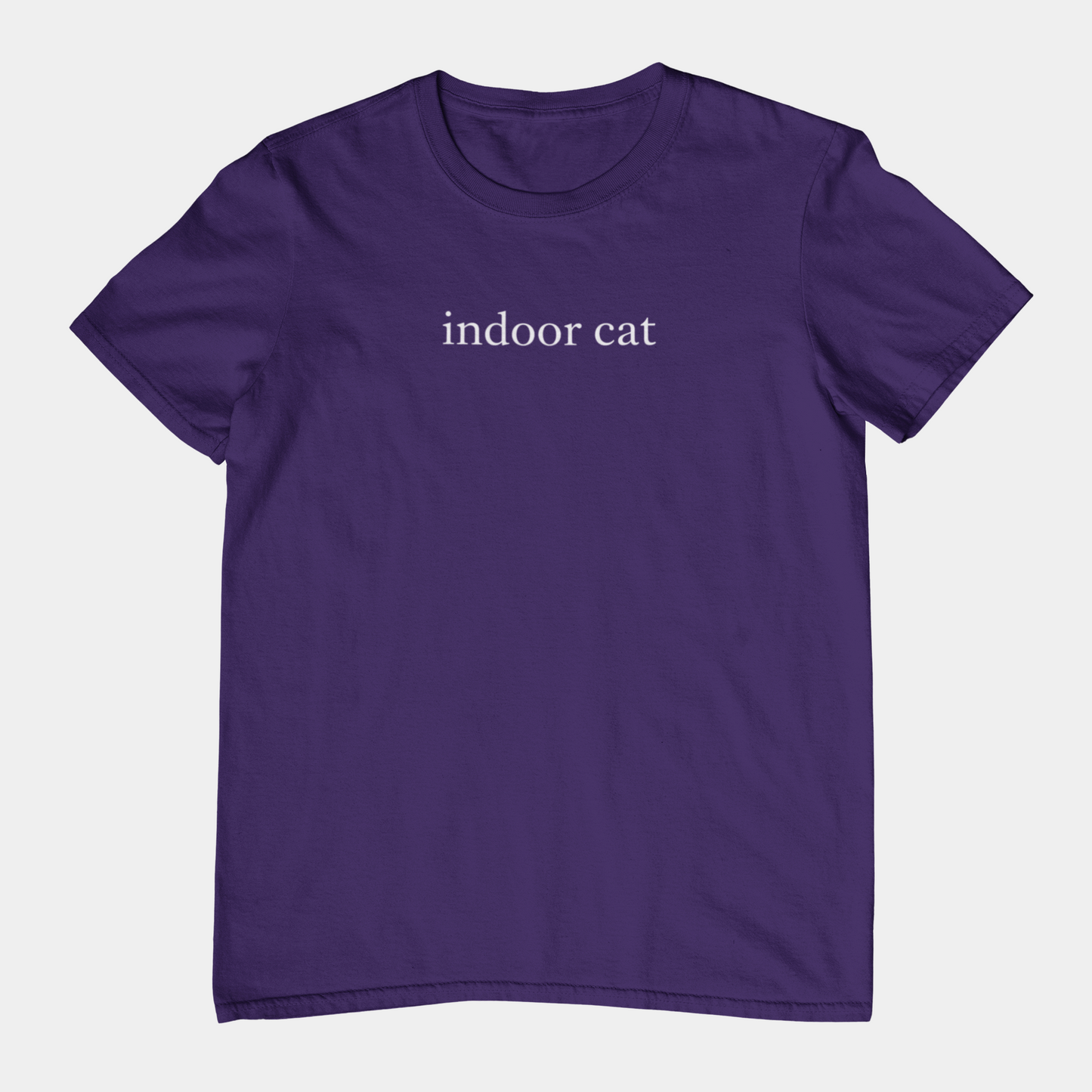 T-Shirt indoor cat Shirt – Funny Introvert Minimalist Cat Lover T-Shirt