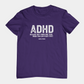 T-Shirt ADHD Because Why Finish One Task Shirt – Funny Distressed Graphic Tee
