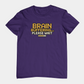 T-Shirt BRAIN BUFFERING Retro Pixel ADHD Loading Screen Graphic T-Shirt