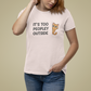 T-Shirt IT'S TOO PEOPLEY OUTSIDE Shirt – Funny Cat Lover Introvert Tee